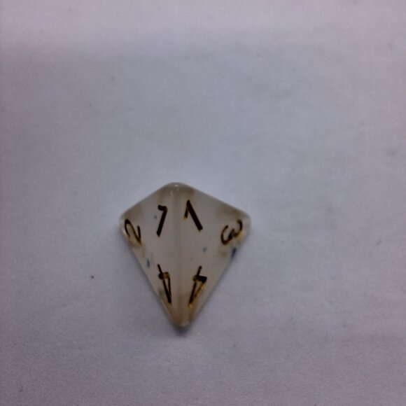 7 Piece Dice‎ Set Blue Spotted Clear Tabletop Counter D&D, RPG, MTG - Picture 2 of 8